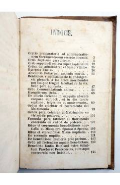 Muestra 4 de PROMPTUARIUM PRO ADMINISTRATIONE SACRAMENTORUM AD USUM SACERDOTUM HISPANORUM.. P. Risquerot 1848