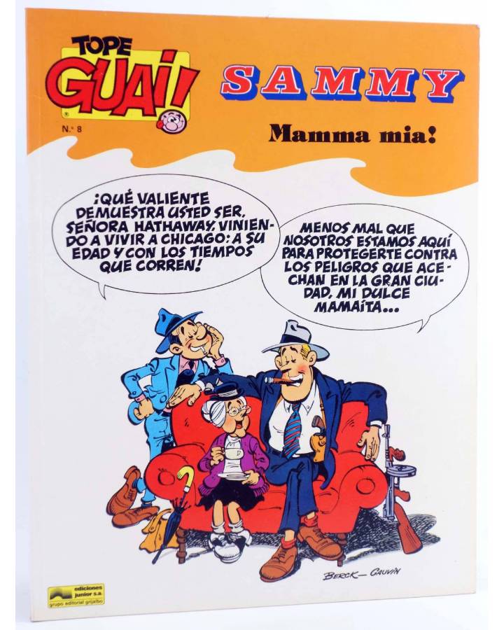 Cubierta de TOPE GUAI! 8. SAMMY: MAMMA MIA (Berck / Cauvin) Junior 1987