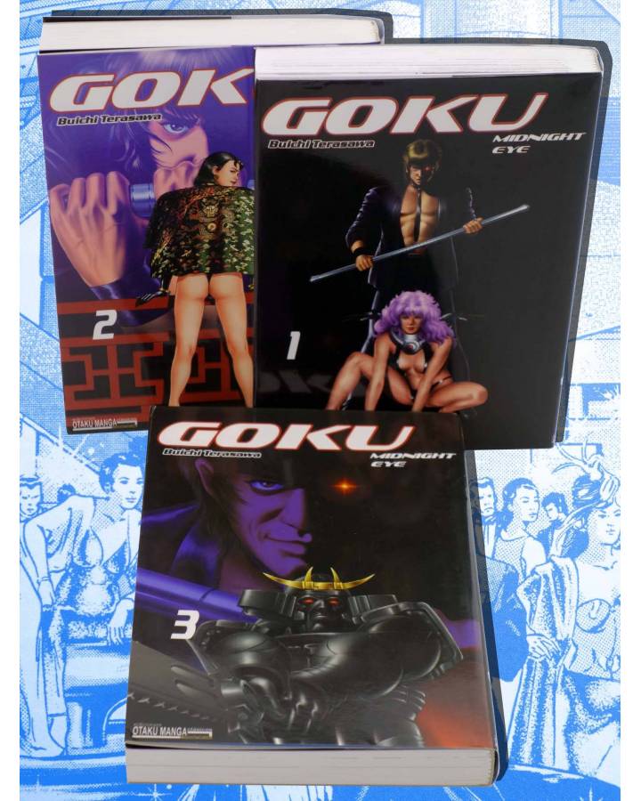 GOKU MIDNIGHT EYE 1 2 3. COMPLETA (Buichi Terasawa) Otakuland, 2004.  ¡OFERTA! CÓMIC - Manga - Libros Fugitivos