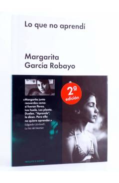 Cubierta de LO QUE NO APRENDÍ (Margarita García Robayo) Malpaso 2014