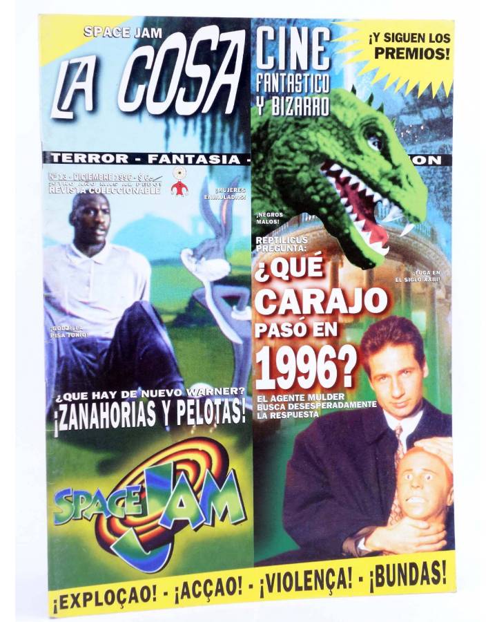 Cubierta de LA COSA CINE FANTÁSTICO Y BIZARRO 13. SPACE JAM (Vvaa) Llamoso 1996