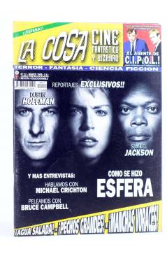Cubierta de LA COSA CINE FANTÁSTICO Y BIZARRO 27. COMO SE HIZO ESFERA (Vvaa) Llamoso 1998