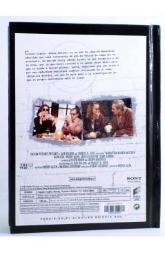 Contracubierta de GRANDES DIRECTORES. MISTERIOSO ASESINATO EN MANHATTAN. DVD - LIBRO (Woody Allen) Universal Pictures 20