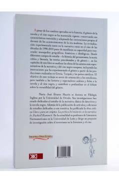 Contracubierta de NOVELA NEGRA Y CINE NEGRO EN LA EUROPA ACTUAL 1990-2010 (Álvarez Laurín) Biblioteca Nueva 2013