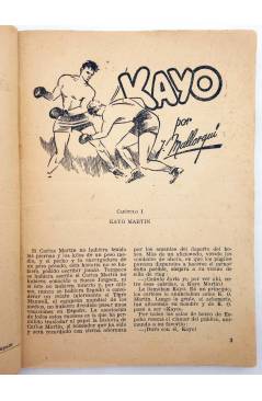 Muestra 1 de LA NOVELA DEPORTIVA 2ª EPOCA 8. KAYO (José Mallorquí) Molino 1943