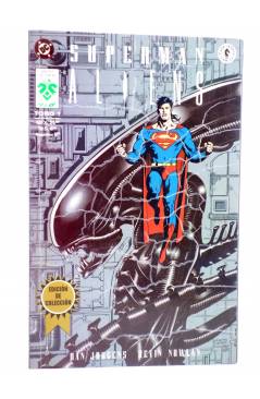 Cubierta de SUPERMAN-ALIENS TOMO 1 (Dan Jurgens / Kevin Nowlan) Vid 1996