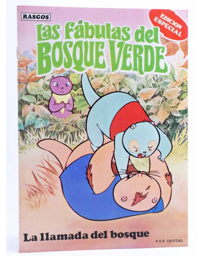 Cubierta de LAS FÁBULAS DEL BOSQUE VERDE ED ESPECIAL 2. LA LLAMADA DEL BOSQUE. Rasgos 1983