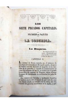 Muestra 7 de LOS SIETE PECADOS CAPITALES TOMOS 1 2 3 4 5 (Eugenio Sue) Sauri Gaspar Berdaguer y Mayol 1847