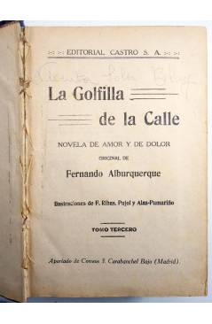 Muestra 5 de LA GOLFILLA DE LA CALLE TRES TOMOS. COMPLETA (Fernando Alburquerque) Manuel Castro Circa 1920