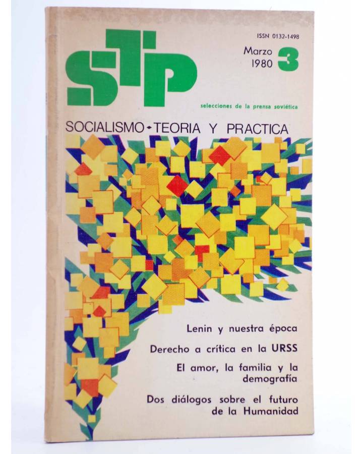 Cubierta de STP SOCIALISMO TEORIA Y PRÁCTICA 3. SELECCIONES DE LA PRENSA SOVIÉTICA. MARZO 1980. Novosti 1980
