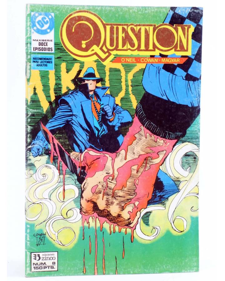 Cubierta de QUESTION 8. MIKADO (O'Neil / Cowan / Maygar) Zinco 1988