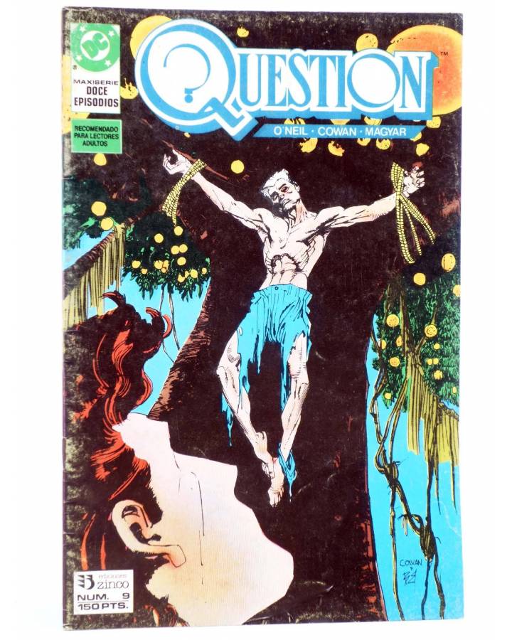 Cubierta de QUESTION 9. VIGILANTES (O'Neil / Cowan / Maygar) Zinco 1988