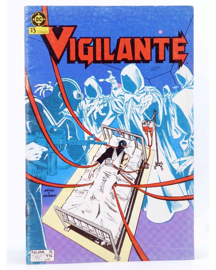 Cubierta de VIGILANTE 5 (Marv Wolfman / Keith Pollard) Zinco 1986