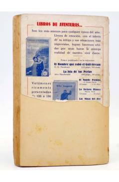 Contracubierta de LA NOVELA DE AVENTURAS 7. LA ISLA DE LA MUERTE (C. Marriott) Iberia / Joaquín Gil 1928