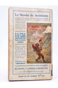 Contracubierta de LA NOVELA DE AVENTURAS 17. LA CAZADORA SALVAJE (Mayne Reid) Iberia / Joaquín Gil 1928