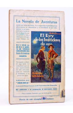 Contracubierta de LA NOVELA DE AVENTURAS 31. EL CORSARIO ROJO (Fenimore Cooper) Iberia / Joaquín Gil 1928