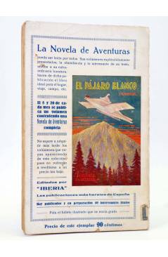 Contracubierta de LA NOVELA DE AVENTURAS 36. LA MONTAÑA PERDIDA (Mayne Reid) Iberia / Joaquín Gil 1928