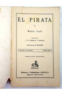 Muestra 1 de LA NOVELA DE AVENTURAS 39. EL PIRATA (Walter Scott) Iberia / Joaquín Gil 1929