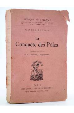 Cubierta de LA CONQUÊTE DES PÔLES (Gaston Rouvier) Alphonse Lemerre 1922