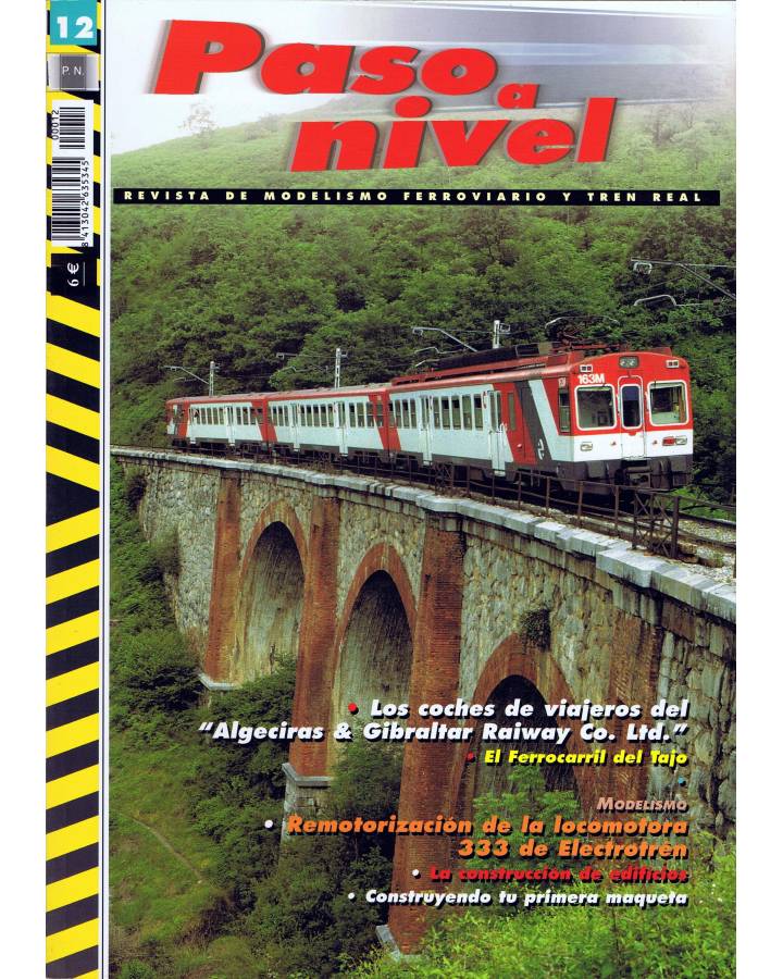 Cubierta de PASO A NIVEL 12. REVISTA DE MODELISMO FERROVIARIO Y TREN REAL (Vvaa) Croma Press 2004