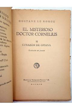 Muestra 1 de COL. ENIGMA. EL MISTERIOSO DOCTOR CORNELIUS XI 11. CORAZÓN DE GITANA (Gustave Le Rouge) Saturnino Calleja 1