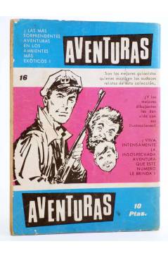 Contracubierta de AVENTURAS PUBLICACIÓN JUVENIL 16. VUELO A CIEGAS (Gotarra / Bertrán) Toray 1968