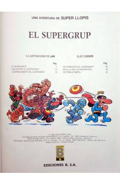 Muestra 1 de MESTRES DEL HUMOR 14. SUPERLLOPIS EL SUPERGRUP (Jan / Efepe) B 1990