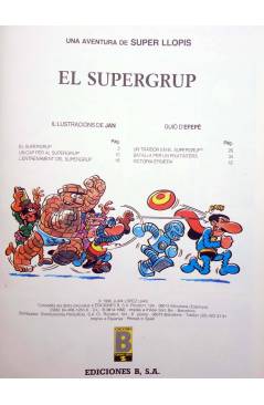 Muestra 1 de MESTRES DEL HUMOR 14. SUPERLLOPIS EL SUPERGRUP (Jan / Efepe) B 1990