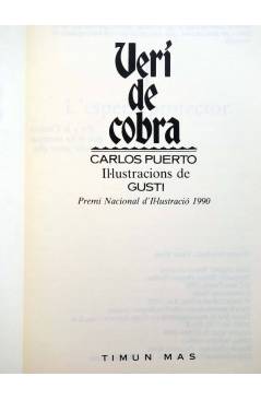 Muestra 1 de EL VAMPIR KASIMIR 6. VERÍ DE COBRA - CAT (Carlos Puerto / Gusti) Timun Mas 1996