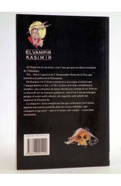 Contracubierta de EL VAMPIR KASIMIR 11. EL REI DELS ESQUELETS - CAT (Carlos Puerto / Gusti) Timun Mas 1995