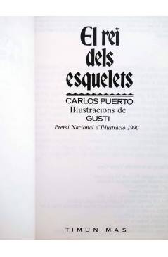 Muestra 1 de EL VAMPIR KASIMIR 11. EL REI DELS ESQUELETS - CAT (Carlos Puerto / Gusti) Timun Mas 1995