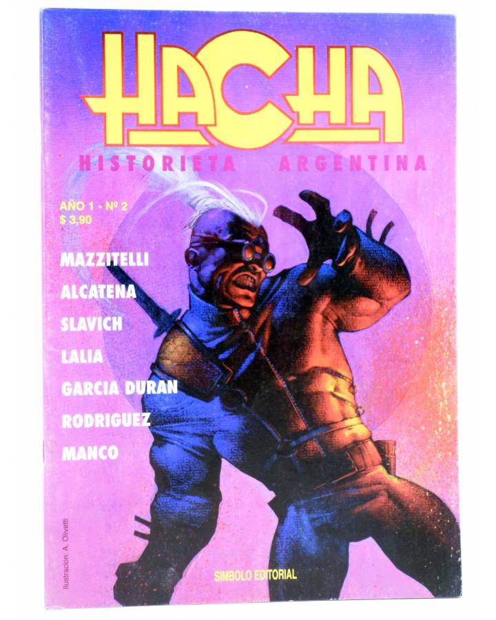 Cubierta de HACHA HISTORIETA ARGENTINA 2 (Vvaa) Símbolo 1996