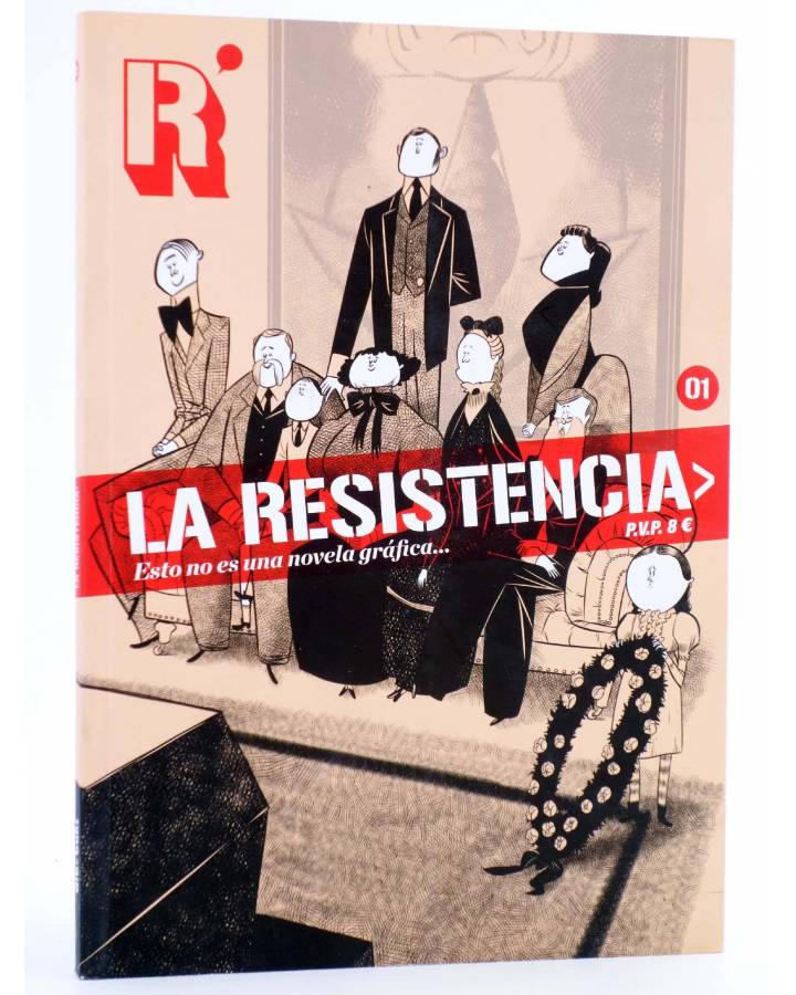 Cubierta de LA RESISTENCIA 1. ESTO NO ES UNA NOVELA GRÁFICA… (Vvaa) Dibbuks 2016