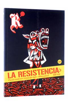 Cubierta de LA RESISTENCIA 8. PUEDE CONTENER TRAZAS DE TINTA Y PÍXEL (Vvaa) Dibbuks 2018