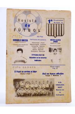 Cubierta de REVISTA DE FUTBOL 1ª REGIONAL GRUPO 2º 14 (Vvaa) Burjassot 1996