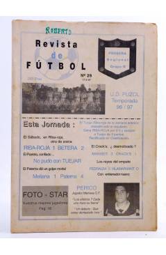 Cubierta de REVISTA DE FUTBOL 1ª REGIONAL GRUPO 2º 29 (Vvaa) Burjassot 1997