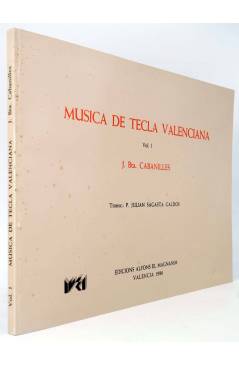 Cubierta de MUSICA DE TECLA VALENCIANA (J. Bta. Cabanilles) Valencia 1986