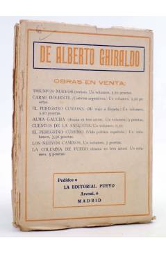 Contracubierta de ANTOLOGÍA AMERICANA VOL. 1. PRECURSORES (Vvaa) Pueyo Circa 1930