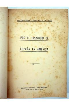 Muestra 1 de POR EL PRESTIGIO DE ESPAÑA EN AMÉRICA (E. Villanueva Valcarce) Coriat Circa 1932