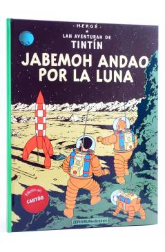 Cubierta de LAH AVENTURAH DE TINTIN - CASTÚO 3. Jabemoh andao por la Luna (Hergé) Zephirum / Trilita 2020