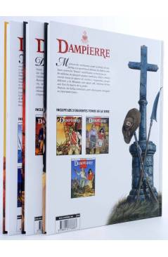 Contracubierta de DAMPIERRE PACK 1 2 3. COMPLETA (Yves Swolfs / Pierre Legein) Coeditum 2014