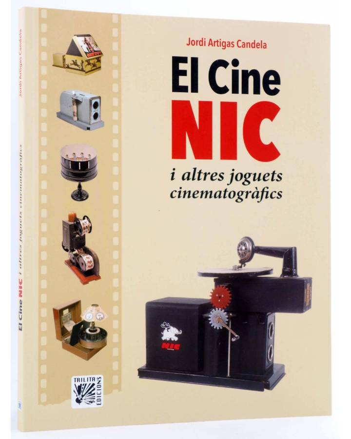 Cubierta de QUADERNS CONTINUARÁ 1. El Cine NIC i altres joguets cinematogràfics (Jordi Artigas Candela) Trilita 2021