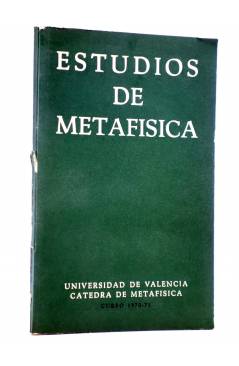 Cubierta de ESTUDIOS DE METAFÍSICA 1. CURSO 1970-71 (Vvaa) Cátedra de Metafísica 1971