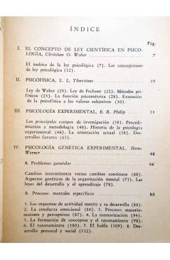 Muestra 1 de BIBLIOTECA DEL HOMBRE CONTEMPORÁNEO 137. EL MÉTODO EXPERIMENTAL EN PSICOLOGÍA Y PSICOANÁLISIS (H. Werner Y 