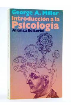 Cubierta de INTRODUCCIÓN A LA PSICOLOGÍA (George A Miller) Alianza 1977