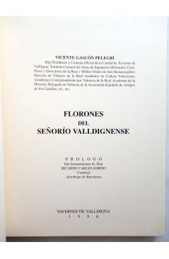 Muestra 1 de FLORONES DEL SEÑORÍO VALLDIGNENSE (Vicente Gascón Pelegrí) Tavernes de Valldigna 1996