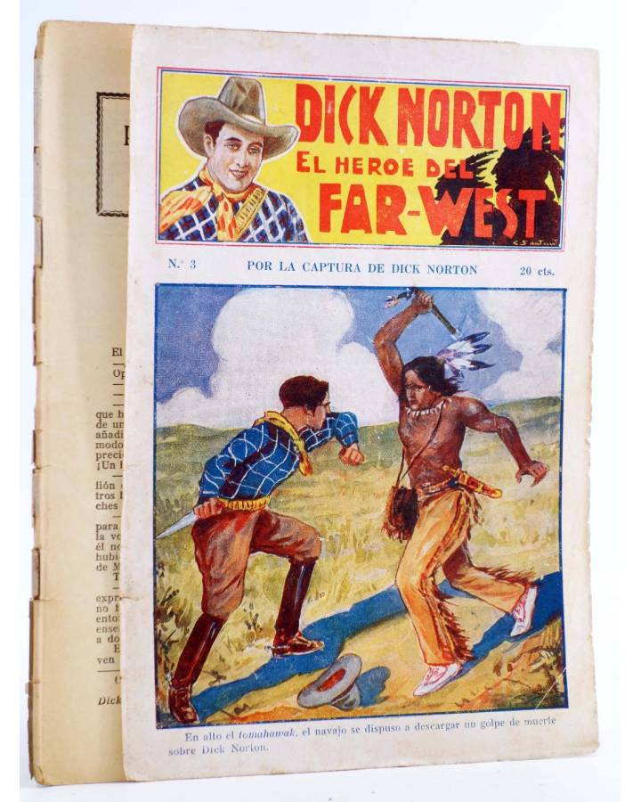 Cubierta de DICK NORTON EL HÉROE DEL FAR WEST 3. POR LA CAPTURA DE DICK NORTON. Vecchi Circa 1930