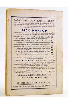 Contracubierta de DICK NORTON EL HÉROE DEL FAR WEST 4. APACHES CONTRA NAVAJOS. Vecchi Circa 1930
