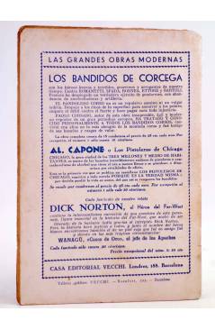 Contracubierta de DICK NORTON EL HÉROE DEL FAR WEST 16. LOS LOBOS DE LA PRADERA. Vecchi Circa 1930