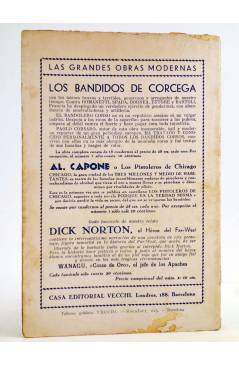 Contracubierta de DICK NORTON EL HÉROE DEL FAR WEST 19. EL ASALTO A SILVER CITY. Vecchi Circa 1930